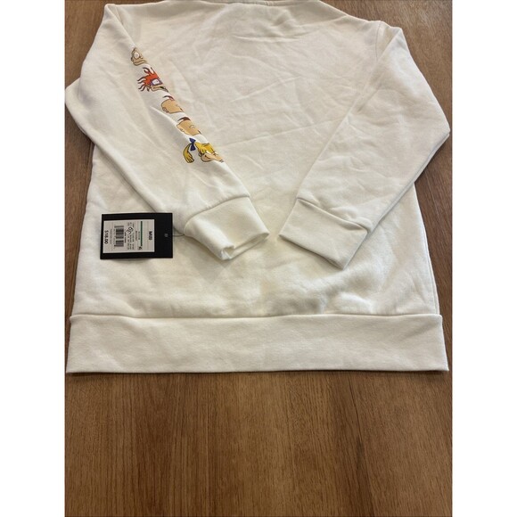 Art Class Boys Size 8 Rugrats  Ivory Graphic  Hoodie NWT Kangaroo Pouch - Picture 1 of 10
